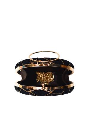   embroidered box clutch bag for women with detachble strap 4