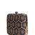  black based thread work embroidery clutch bag for wonen with detachable strap