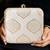  women embroidered fabric box clutch bag for women with detachble strap