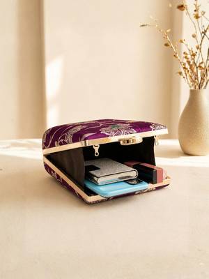  embroidered embellished box clutch 4