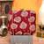  women printed fabric box clutch