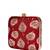  women printed fabric box clutch