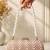  blush pink zigzag sequin designer embroidery clutch