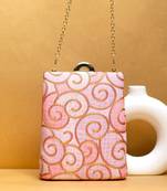  embroidered zari box clutch
