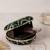  luxurious green & silver sequin embroidery clutch