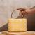  embroidered box clutch bag for women