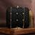  embroidered box clutch bag for women