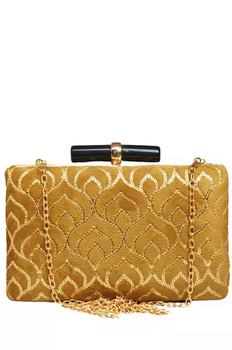  embellished box clutch bag for women