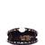  black based silver sequins fabric clutch bag for women with detachable chain strap