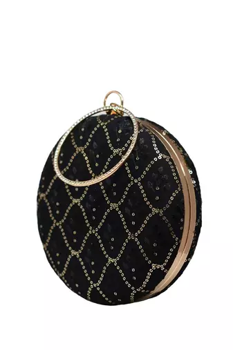  embroidered box clutch bag for women