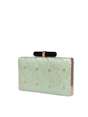  embroidered sequence box clutch 4