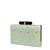  embroidered sequence box clutch