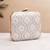 golden wave embroidery clutch