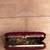  maroon based sequins embrodiery clutch bag for women with detachable strap