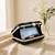  black based multicolored pattern threadwork embroidery clutch