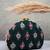  emerald blossom clutch bag for women