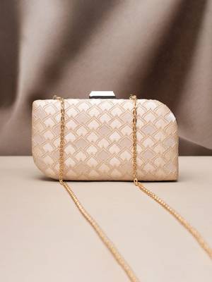  pearl ivory elegance embroidered clutch 1