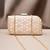  pearl ivory elegance embroidered clutch