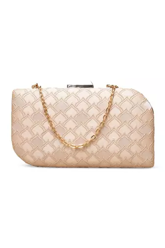  pearl ivory elegance embroidered clutch