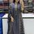 Blue cotton floral print kurta set with dupatta for women