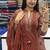 Red cotton floral print kurta set with dupatta for women
