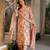 Floral printed pure cotton kurta trouser dupatta set for women