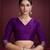 purple banarasi soft silk blend saree with dupatta
