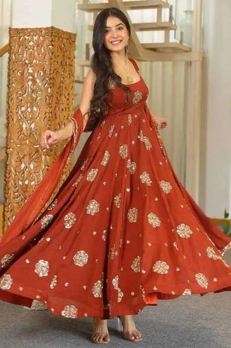 Premium designer anarkali set