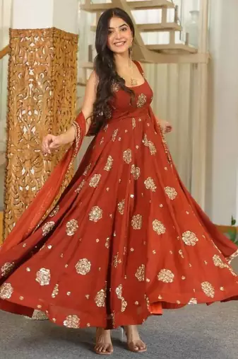 Premium designer anarkali set