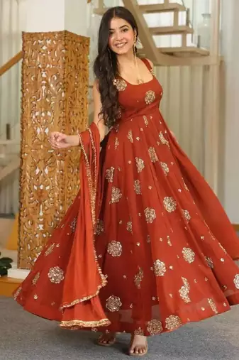 Premium designer anarkali set