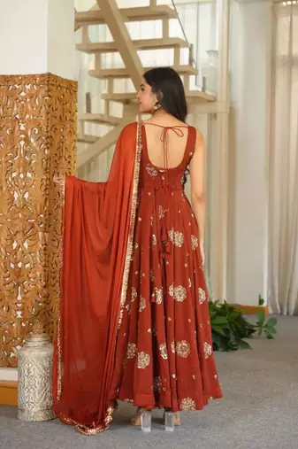 Premium designer anarkali set