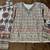 white digital print crepe crepe salwar suit - free size