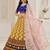 Kalamkari Print Satin  Lehenga Choli & Unstitched Blouse With Embroadery Work Dupatta