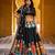 Navratri Garba Special Satin Silk Printed Lehenga Choli for Women with Matching Blouse and Dupatta Set