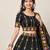 Navratri Garba Special Satin Silk Printed Lehenga Choli for Women with Matching Blouse and Dupatta Set