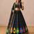 Navratri Garba Special Satin Silk Printed Lehenga Choli for Women with Matching Blouse and Dupatta Set