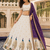 Cream Navratri Garba Special Cotton SemiStitched Lehenga choli