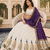 Cream Navratri Garba Special Cotton SemiStitched Lehenga choli