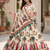 Cream Navratri Garba Special Cotton  Lehenga choli
