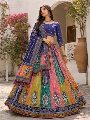 Navratri Garba Special Cotton  Lehenga choli 1
