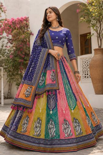 Navratri Garba Special Cotton  Lehenga choli