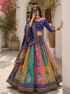 Navratri Garba Special Cotton  Lehenga choli 2