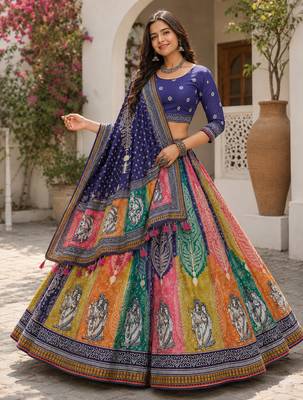 Navratri Garba Special Cotton  Lehenga choli 3