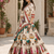 Cream Navratri Garba Special Cotton  Lehenga choli