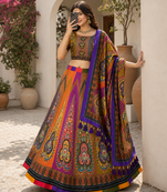 Navratri Garba Special Cotton  Lehenga choli