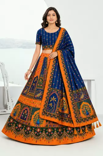 Navratri Garba Special Cotton  Lehenga choli