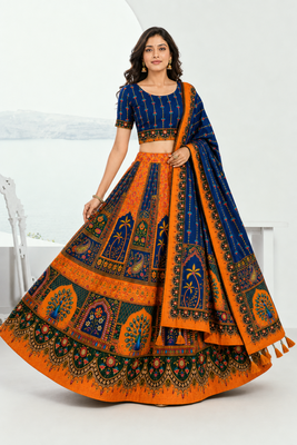 Navratri Garba Special Cotton  Lehenga choli 2