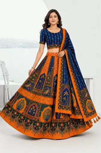 Navratri Garba Special Cotton  Lehenga choli