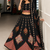 Black Navratri Garba Special Cotton  Lehenga choli