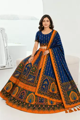 Navratri Garba Special Cotton  Lehenga choli